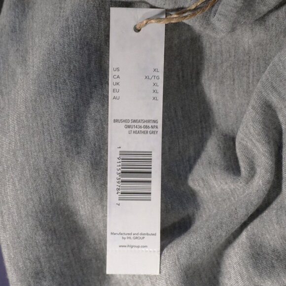 Rae Dunn Heather Gray Sweatshirt “Hocus Pocus” With Fuzzy Socks Women’s XL - Picture 9 of 9